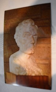 Bust of Abraham Lincoln Indiana Postcard Walter H. Miller 92701