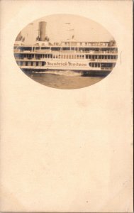 Real Photo Postcard Paddle Wheel Boat Soendrick Sondson~134643