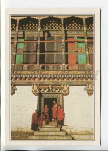 470183 1990 advertising world attractions Bhutan Thimbu temple Tashichho Dzong