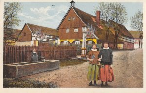 US3167 Gruss aus der Wendischen Oberlausitz, Postrow ze Serbow Piskowitz poland