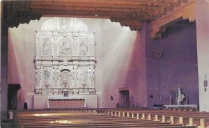 Interior of the Beautiful Cristo Rey Church in Santa Fe New Mexico