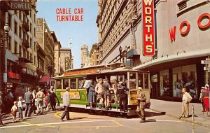 Cable Car Turntable San Francisco California  