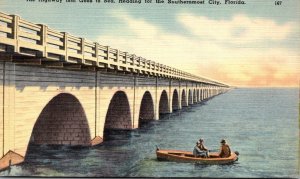 Florida Keys Fishing Along Overseas Highway Bridge