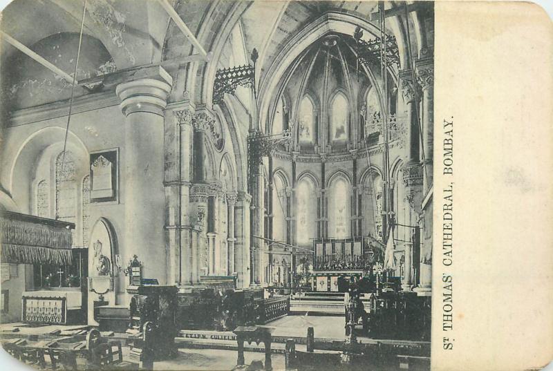 St. Thomas Cathedral interior Bombay India