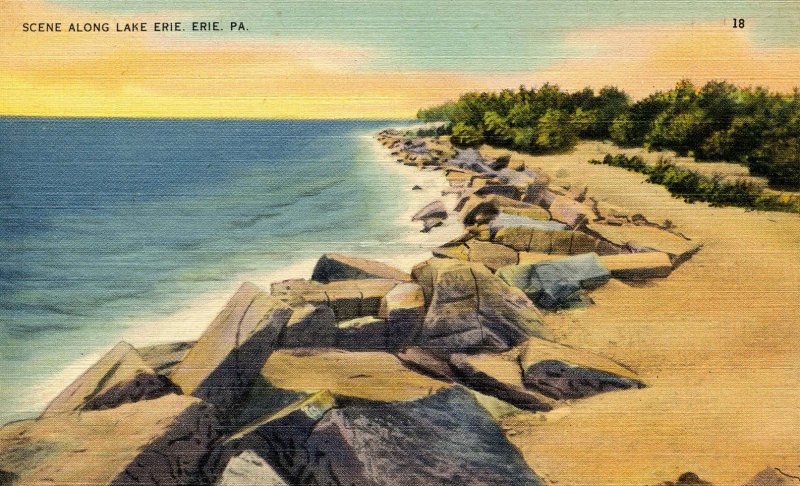 PA - Erie. Lake Erie Shoreline