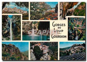 Postcard Modern French Riviera French Riviera Loup Gorges The picturesque bac...