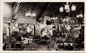 Lodge Rotunda Jasper National Park Alberta AB BC Printing Litho Postcard H56