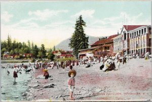 Bathing Pavilion Vancouver BC British Columbia Unused Postcard H51