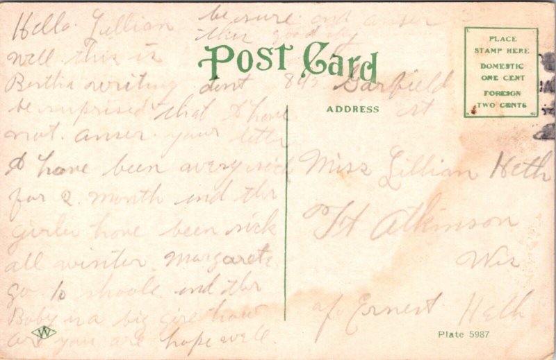 Postcard Y.M.C.A. in Appleton, Wisconsin