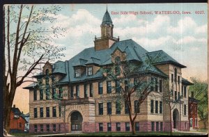 Iowa WATERLOO East Side High School - pm1908 - Divided Back
