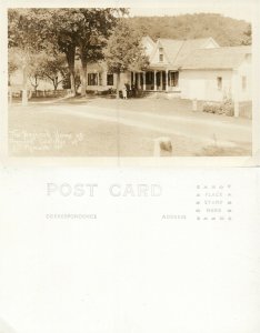 PLYMOUTH VT HOME OF PRESIDENT COOLIDGE VINTAGE REAL PHOTO POSTCARD RPPC