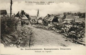 CPA Les regions francaises liberées - NESLE - L'Entrée de la Ville (120847)