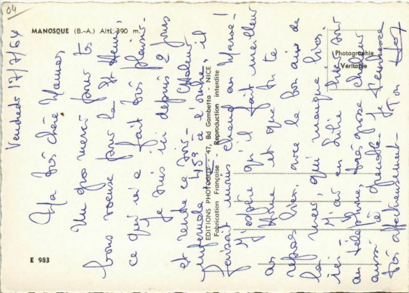 Cpm manosque scenes (1209097) 