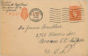 Entier Postal Stationery Postal Great Britain Great Britain 1948 Brighton to ...