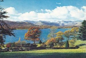 England Westmorland Langdale Pikes Across Windermere