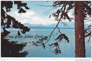 Looking Across Georgia Strait From Silver Crest, Campbell River, British Colu...