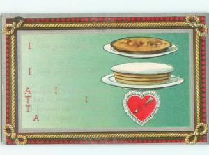 Divided-Back VALENTINE DAY SCENE Great Postcard W7753