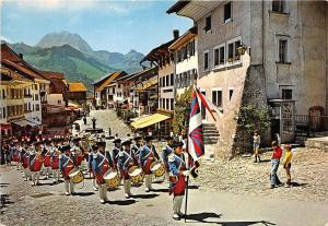 Br22813 Gruyeres soldiers parade switzerland