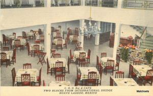 COD Bar Cafe Interior NEUVO MEXICO Postcard 10204 John S Lauder