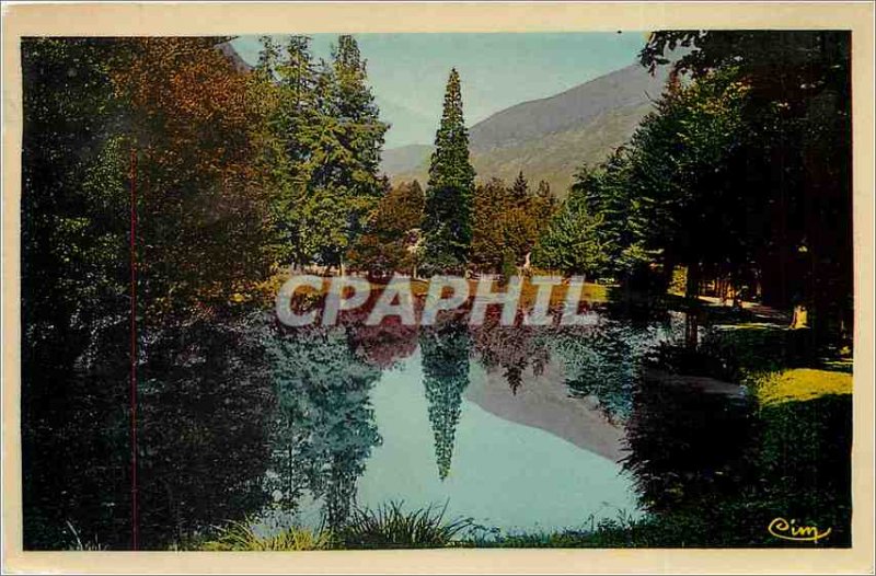 'Old Postcard LUCHON (Haute-Gar) Park drl ''Etablissement Thermal'