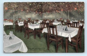 PORTLAND, Maine ME ~ Italian Garden Cafe ROLL AWAY SKATING RINK 1911 Postcard