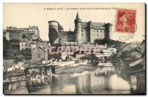 Old Postcard The Glass Party North Castle and the Banks of the Villaine Lavoi...