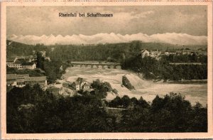 Switzerland Rheinfall bei Schaffhausen Vintage Postcard C137