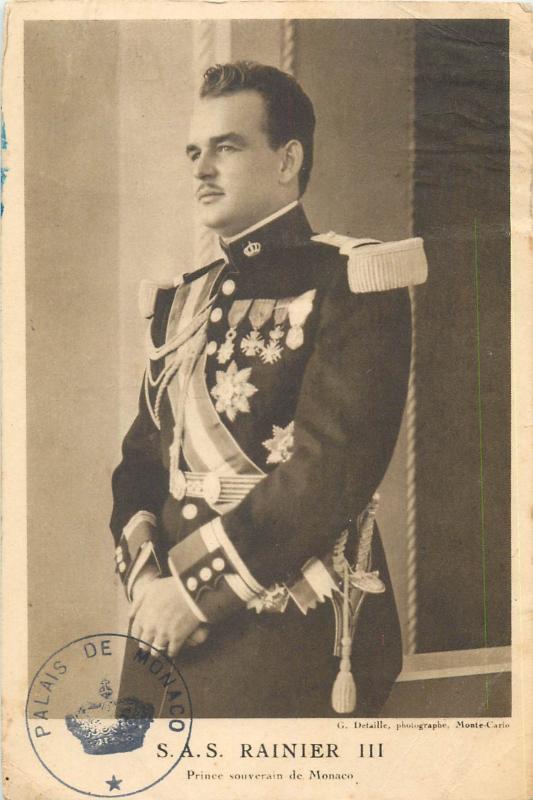 Monaco royal family royalty sovereign prince Rainier III military uniform