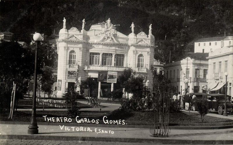 brazil, VITORIA, Espírito Santo, Carlos Gomes Theatre (1930s) Real Photo