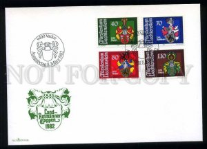 210355 Liechtenstein Coat of Arms of country Ammanner FDC