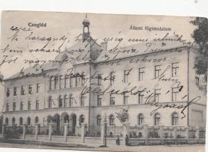 B78884 cegled czegled hungary allami fogymnazium 1910 front/back image