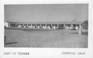1950 CORNING CALIFORNIA Rancho Tehama roadside RPPC real photo postcard 3701