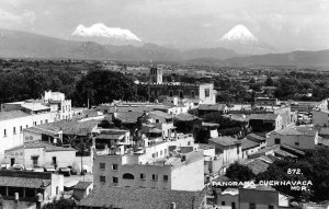 RPPC Panorama Cuernavaca, Morelos, Mexico Bird's Eye View Postcard ca 1940s