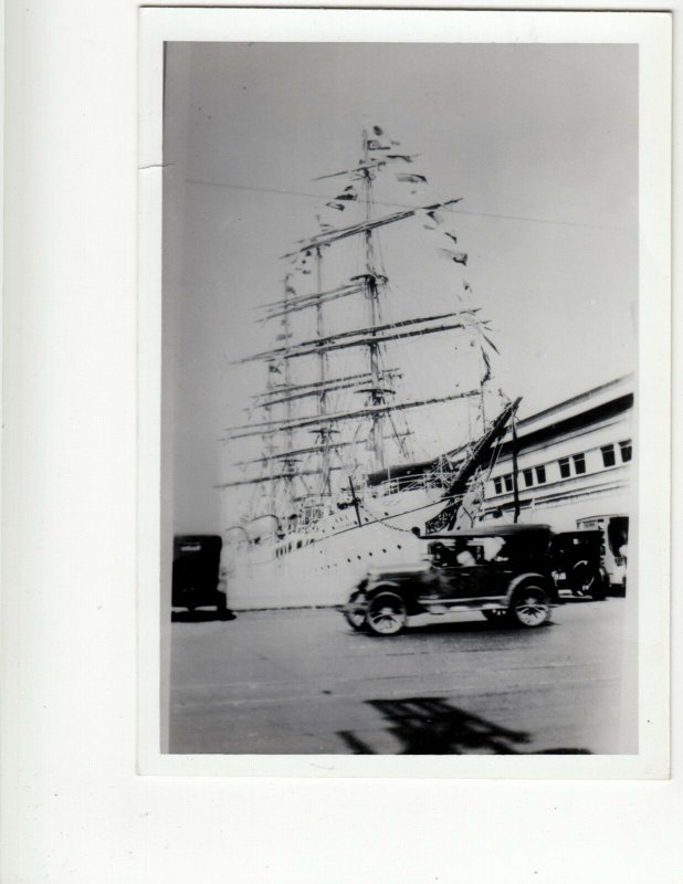 1929 Japan JAPANESE Ship Boat NIPPON-MARU Real Photo Postcard sized Photograph