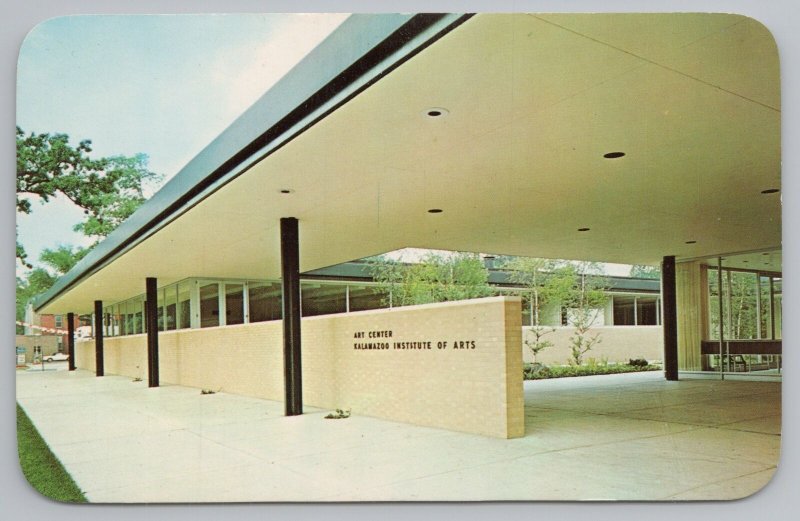 Kalamazoo Michigan~Institute of Arts~Art Center~Vintage Postcard 