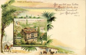 turkey, CONSTANTINOPLE, Bebek, German Orphanage, Bosporus (1900s) Postcard