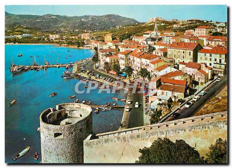 Modern Postcard Corsica Ile de Beaute Paradis summer Calvi