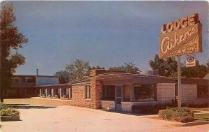 Postcard Utah Kanab Aiken's Lodge 1950s Roberts Intermountain SC1906 23-3117