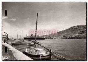 Port Vendres Old Postcard Departure of & # 39un liner for & # 39algerie