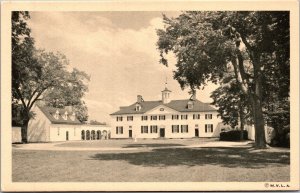 Postcard VA Mount Vernon   East Front