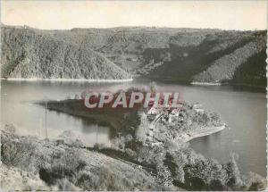 Postcard Modern Presqu'ile Laussac Lake Sarrans
