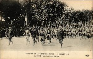 CPA  Militaire - Fetes de la Victoire a Paris - Les Fusilliers Marins  (696151)