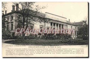 Old Postcard Chalon sur Saone The Palais de Justice