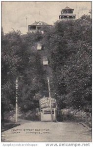 Iowa Dubuque Fourth Street Elevator 1908