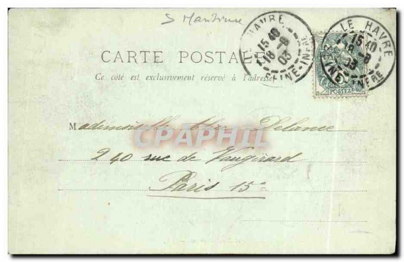 Old Postcard Le Havre Cape La Have and Sainte Adresse