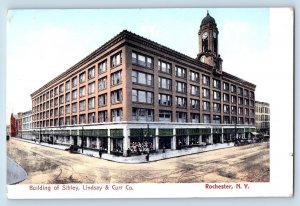 Rochester New York NY Postcard Building Of Sibley Lindsay And Curr Co. c1910's