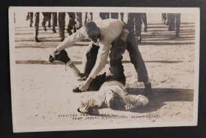 Mint Postcard America Jiujitsu Training USMC Camp Joseph Pendleton Oceanside CA