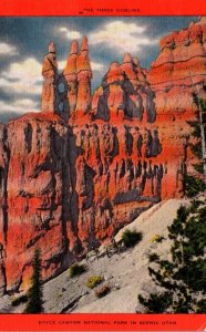 Utah Bryce Canyon National Park The Three Goblins