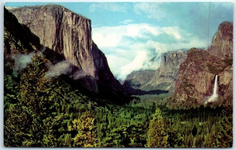 Postcard - As Seen From The Wawona Road, Yosemite National Park - California