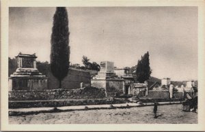 Italy Pompei, Pompeii Tombe Vintage Postcard C137